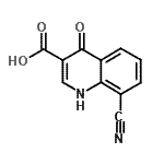CAS#: 228728-27-6, 8-Cyano-4-Oxo-1,4-Dihydro-3-Quinolinecarboxylic Acid