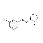 CAS#: 228867-55-8, 3-Fluoro-5-[(2S)-2-Pyrrolidinylmethoxy]Pyridine