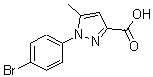 CAS#: 229163-39-7, 1-(4-Bromophenyl)-5-Methyl-1H-Pyrazole-3-Carboxylic Acid