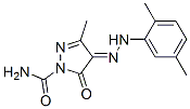 CAS 登录号：22948-54-5， (4E)-4-[(2,5-二甲基苯基)亚肼基]-3-甲基-5-氧代-吡唑-1-甲酰胺