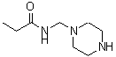 CAS 登录号：229499-91-6， N-(1-哌嗪甲基)丙酰胺