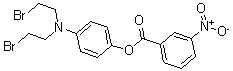 CAS 登录号：22953-43-1， 4-[二(2-溴乙基)氨基]苯基 3-硝基苯甲酸酯