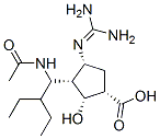 CAS#: 229614-56-6, (1R,2R,3S,4S)-rel-3-[(1S)-1-(Acetylamino)-2-ethylbutyl]-4-[(aminoiminomethyl)amino]-2-hydroxy-Cyclopentanecarboxylic acid
