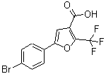 CAS#: 229957-02-2, 5-(4-Bromophenyl)-2-(Trifluoromethyl)-3-Furoic Acid