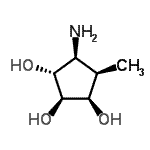 CAS#: 229962-59-8, (1R,2R,3R,4S,5R)-4-Amino-5-Methyl-1,2,3-Cyclopentanetriol