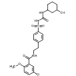CAS#: 23074-02-4, 5-Chloro-N-[2-(4-{[(3-Hydroxycyclohexyl)Carbamoyl]Sulfamoyl}Phenyl)Ethyl]-2-Methoxybenzamide