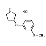 CAS#: 23123-08-2, 3-(3-Methoxyphenoxy)Pyrrolidine Hydrochloride (1:1)