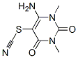 CAS#: 23126-25-2, 6-Amino-1,3-Dimethyl-5-Thiocyanato-Pyrimidine-2,4-Dione