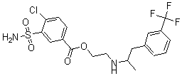 CAS#: 23189-05-1, 2-[[1-Methyl-2-[3-(Trifluoromethyl)Phenyl]Ethyl]Amino]Ethyl 4-Chloro-3-Sulfamoylbenzoate