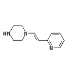 CAS#: 232255-56-0, 1-[(E)-2-(2-Pyridinyl)Vinyl]Piperazine