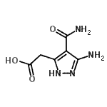 CAS#: 23244-84-0, (3-Amino-4-Carbamoyl-1H-Pyrazol-5-Yl)Acetic Acid