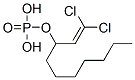 CAS 登录号：23248-43-3， (2,2-二氯乙烯基)庚基甲基磷酸酯