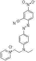 CAS#: 23258-43-7, 1-[2-[[4-[(2-Cyano-4-Nitrophenyl)Azo]Phenyl]Ethylamino]Ethyl]Pyridinium Chloride