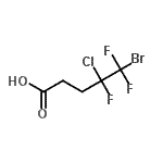 CAS#: 232602-79-8, 5-Bromo-4-chloro-4,5,5-trifluoropentanoic acid
