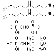 CAS 登录号：23273-82-7， N-(3-氨基丙基)-1,4-丁烷二胺磷酸盐水合物(2:3:6)