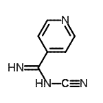 CAS#: 23275-43-6, N-Cyano-4-Pyridinecarboximidamide