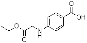 CAS 登录号：23284-85-7， 4-[(2-乙氧基-2-氧代乙基)氨基]苯甲酸