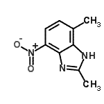 CAS#: 23291-70-5, 2,4-Dimethyl-7-Nitro-1H-Benzimidazole