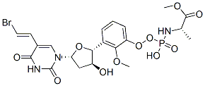 CAS#: 232925-18-7, N-[[5-[(E)-2-Bromovinyl]-2'-Deoxyuridin-5'-O-Yl](Phenoxy)Phosphoryl]-L-Alanine Methyl Ester