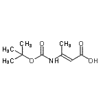 CAS#: 232931-07-6, (2E)-3-({[(2-Methyl-2-Propanyl)Oxy]Carbonyl}Amino)-2-Butenoic Acid