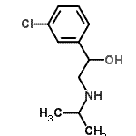 CAS#: 23299-18-5, 1-(3-Chlorophenyl)-2-(Isopropylamino)Ethanol