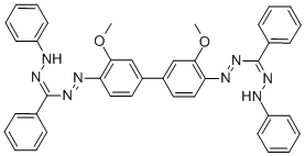 CAS#: 23305-71-7, 3,3'-Dimethoxy-4,4'-bis(alpha-phenylhydrazonobenzylazo)-Biphenyl