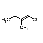CAS#: 23378-11-2, (1E)-1-Chloro-2-Methyl-1-Butene