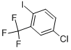 CAS 登录号：23399-77-1， 4-氯-1-碘-2-(三氟甲基)-苯