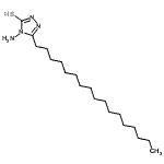 CAS#: 23455-87-0, 4-Amino-5-Heptadecyl-2,4-Dihydro-3H-1,2,4-Triazole-3-Thione