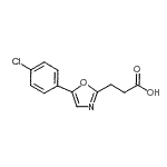 CAS#: 23464-95-1, 3-[5-(4-Chlorophenyl)-1,3-Oxazol-2-Yl]Propanoic Acid