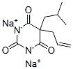 CAS 登录号：23554-70-3， 5-烯丙基-5-异丁基巴比土酸钠