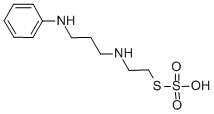 CAS 登录号：23563-75-9， 硫代硫酸 S-(2-((3-苯胺基丙基)氨基)乙基)酯