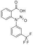 CAS 登录号：23595-00-8， 2-[亚硝基[3-(三氟甲基)苯基]氨基]-苯甲酸