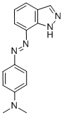 CAS#: 23612-78-4, 7-((4-(Dimethylamino)Phenyl)Azo)-1H-Indazole
