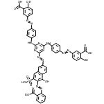 CAS#: 23639-64-7, 5-[4-[[4-[4-(3-Carboxy-4-Hydroxy-Phenyl)Azoanilino]-6-[[6-(2-Carboxyphenyl)Azo-5-Hydroxy-7-Sulfo-2-Naphthyl]Azo]-1,3,5-Triazin-2-Yl]Amino]Phenyl]Azo-2-Hydroxy-Benzoic Acid