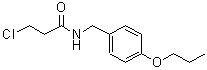 CAS 登录号：2364-78-5， 3-氯-N-(4-丙氧基苄基)丙酰胺