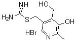 CAS#: 23679-46-1, 2-[[5-Hydroxy-4-(hydroxymethyl)-6-methyl-3-pyridyl]methyl]-2-thio-Pseudourea monohydrobromide