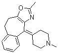 CAS#: 23699-84-5, 9,10-Dihydro-2-Methyl-4-(1-Methyl-4-Piperidylidene)-4H-Benzo[5,6]Cyclohept[1,2-d]Oxazole