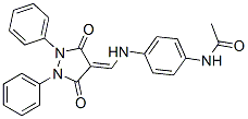 CAS#: 23711-51-5, N-[4-[[(3,5-Dioxo-1,2-Diphenylpyrazolidin-4-Ylidene)Methyl]Amino]Phenyl]Acetamide