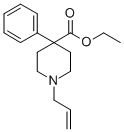 CAS 登录号：2372-70-5， 4-苯基-1-丙-2-烯基哌啶-4-羧酸乙酯