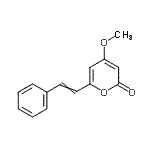 CAS#: 23768-64-1, 4-Methoxy-6-(2-Phenylvinyl)-2H-Pyran-2-One