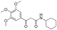 CAS 登录号：23771-18-8， N-环己基-2-(3,4,5-三甲氧基苯甲酰基)-乙酰胺