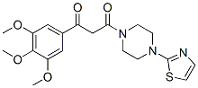 CAS#: 23776-36-5, 1-(2-Thiazolyl)-4-[3-(3,4,5-Trimethoxyphenyl)-1,3-Dioxopropyl]Piperazine