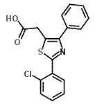 CAS#: 23821-79-6, [2-(2-Chlorophenyl)-4-Phenyl-1,3-Thiazol-5-Yl]Acetic Acid