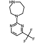 CAS 登录号：238403-48-0， 1-[4-(三氟甲基)-2-嘧啶基]-1,4-二氮杂环庚