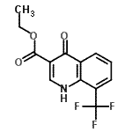 CAS#: 238403-53-7, Ethyl 4-Hydroxy-8-(Trifluoromethyl)-3-Quinolinecarboxylate