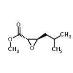 CAS 登录号：238413-43-9， 甲基(2S,3R)-3-异丁基-2-环氧乙烷羧酸酯