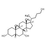 CAS#: 23848-46-6, (3alpha,5beta,7alpha)-Cholane-3,7,24-Triol