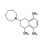 CAS 登录号：23853-67-0， 1-(4,5,8-三甲基-1,2,3,4-四氢-2-萘基)氮杂环庚烷