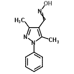 CAS#: 23890-08-6, 1-(3,5-Dimethyl-1-Phenyl-1H-Pyrazol-4-Yl)-N-Hydroxymethanimine